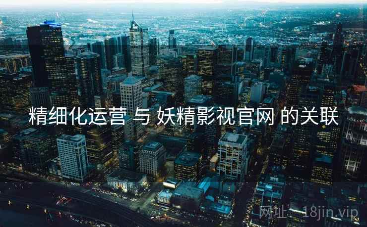 精细化运营 与 妖精影视官网 的关联  第1张