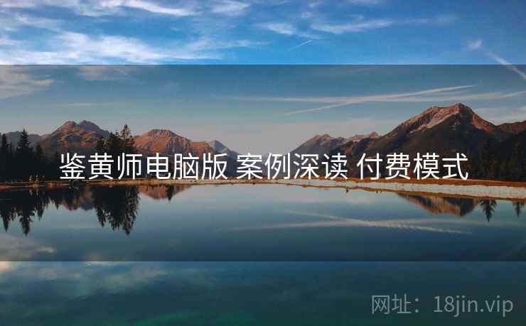 鉴黄师电脑版 案例深读 付费模式  第1张