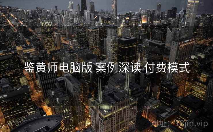 鉴黄师电脑版 案例深读 付费模式  第2张