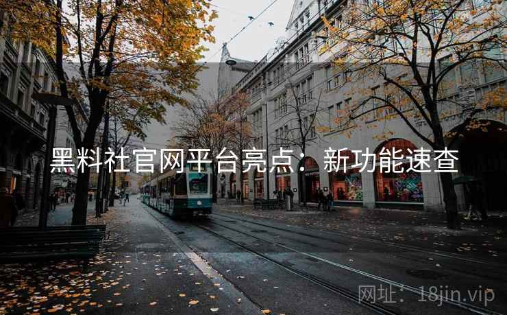 黑料社官网平台亮点：新功能速查  第1张