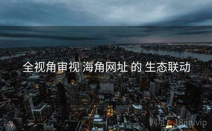 全视角审视 海角网址 的 生态联动  第1张
