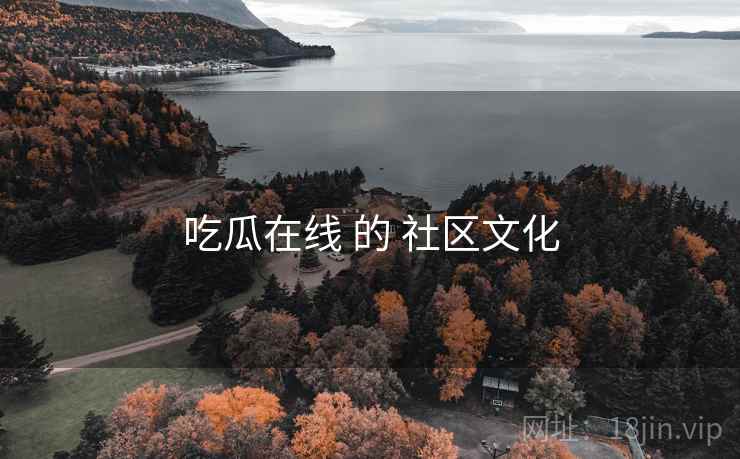 吃瓜在线 的 社区文化  第2张