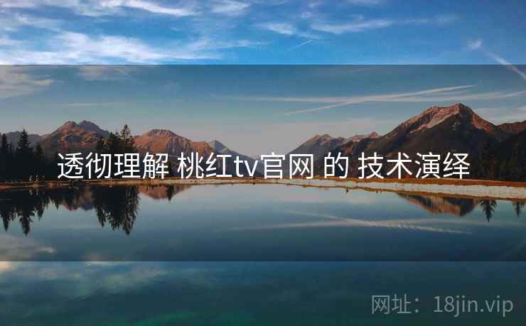 透彻理解 桃红tv官网 的 技术演绎  第2张