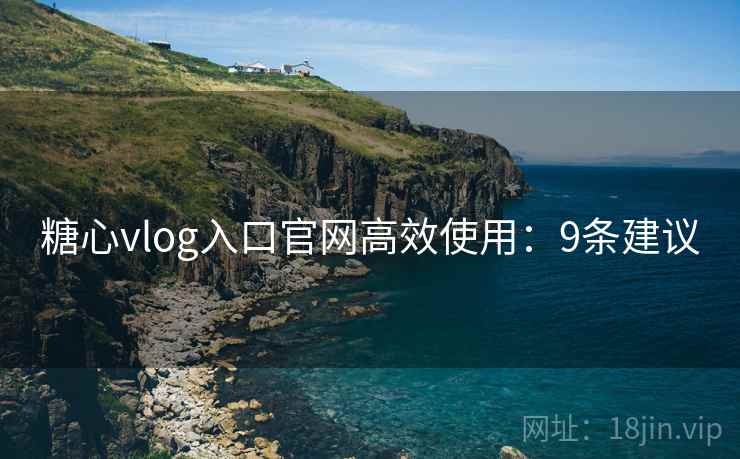 糖心vlog入口官网高效使用：9条建议  第2张
