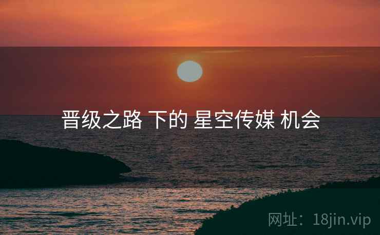 晋级之路 下的 星空传媒 机会  第2张